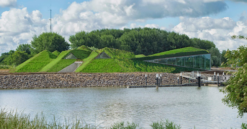 Thiết kế cảnh quan bảo tàng Biesbosch, Werkendam