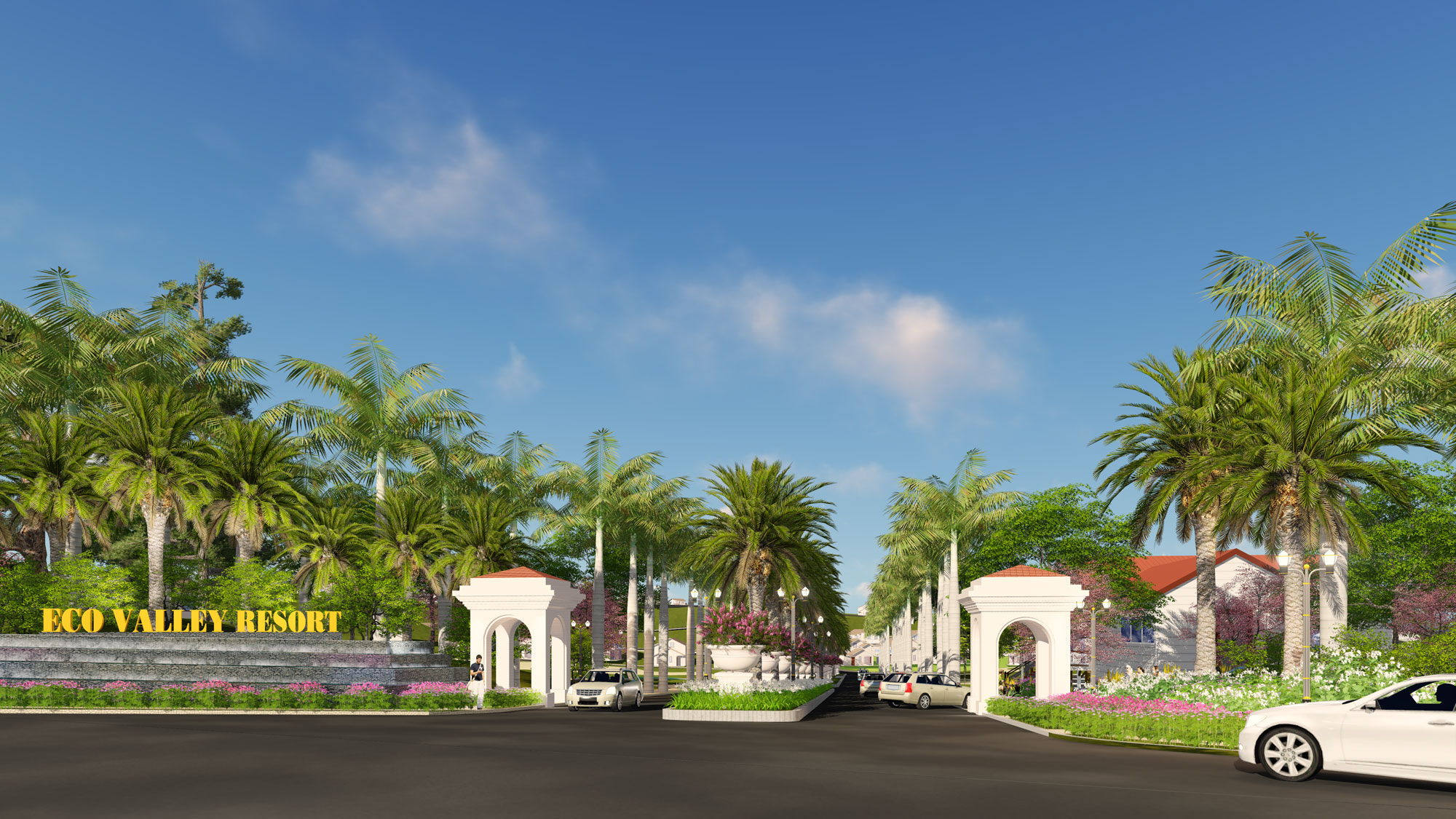 Eco Valley Resort được Eden Landscape thiết kế cảnh quan theo định hướng nghỉ dưỡng sinh thái