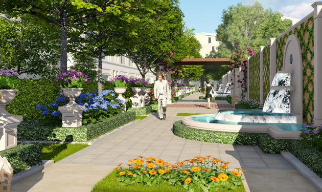 Công ty thiết kế cảnh quan dự án Hateco 5