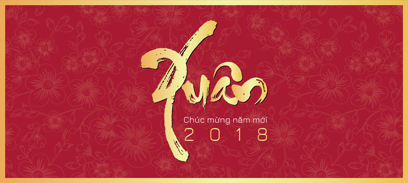 Thiệp chúc mừng năm mới 2018 - Eden Landscape