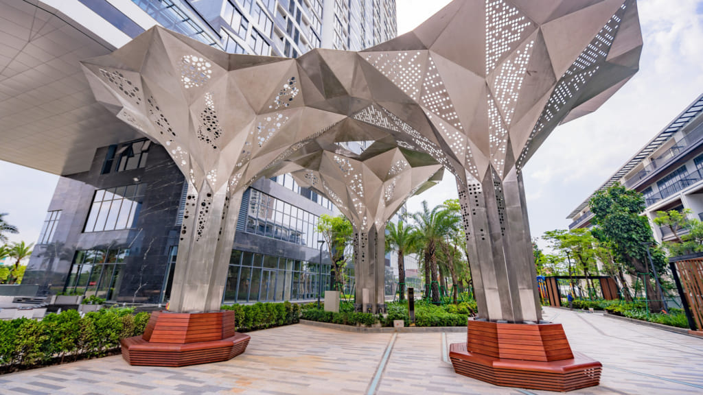 Origami pavilion, The Matrix One - Eden Landscape